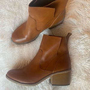 Mossimo Brown Faux Leather Boots